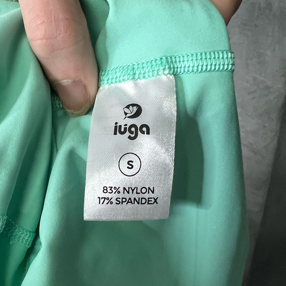 IUGA NWT Mint Tennis Dress With Built In Shorts with Pockets and Bra - Small - Picture 4 of 9